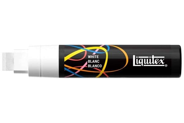 LQX marker 15 mm hvit (vannbasert)