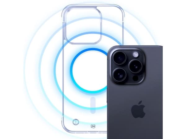 3mk Just20g MagCase for iPhone 15 Pro Max - transparent