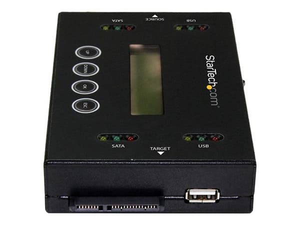 StarTech Drive Duplicator & Eraser for USB Flash Drives & 2.5 / 3.5" SATA SSDs/HDDs- 1:1 duplication plus cross-interface - Standalone (SU2DUPERA11...