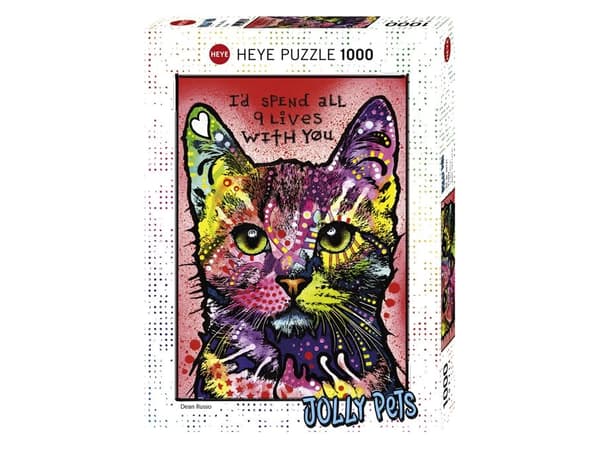Heye 9 Lives, 1000 stykker, Kunst