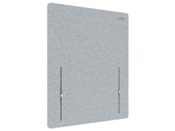 Bordskærm, Leitz, 600x700mm højdejusterbar, grå