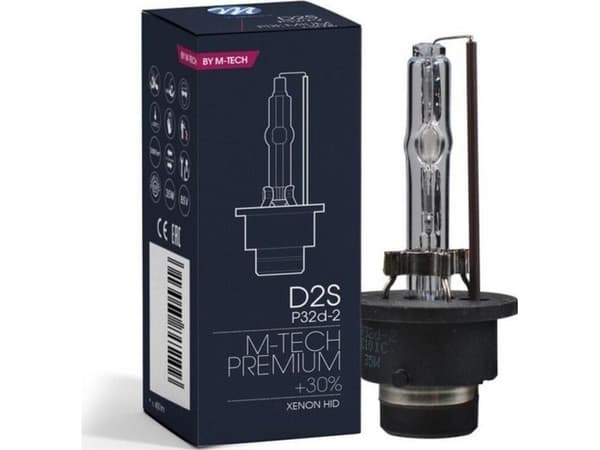 M-Tech XENON D2S lyspærer 6000K PREMIUM +30%
