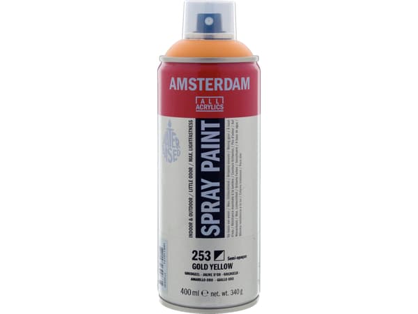 Amsterdam spraymaling Gold Yellow 253