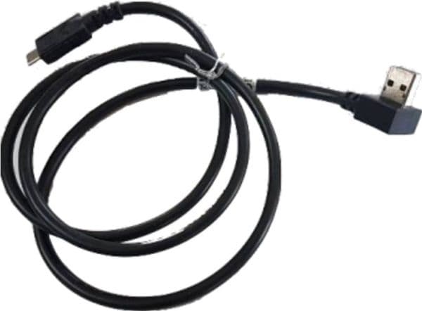 Zebra - USB-kaapeli - USB (han) vinklet til USB-C (han) - USB 2.0 - 1,1 m - Zebra MC27:lle