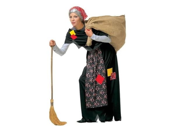 Gammel heks kostume