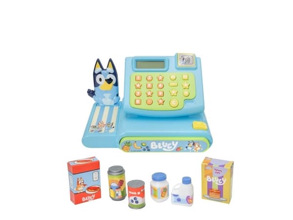 Bluey Kassaapparat med tillbehör