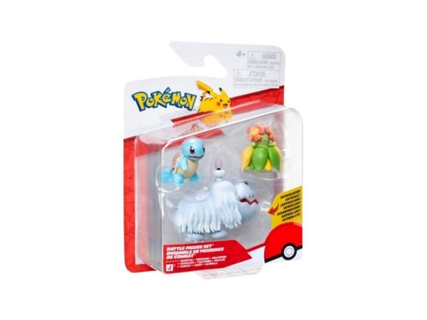 POKEMON battle figure 3-pack SQUIRTLE/GREAVARD/BELLO