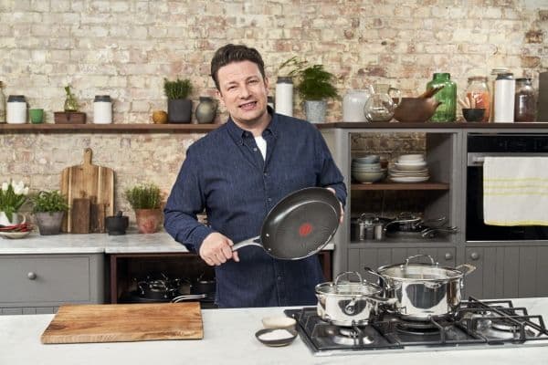 Tefal Jamie Oliver E30404, Universalpanne, Rustfritt stål, Rustfritt stål, Titan, Rustfritt stål, Thermo-Spot