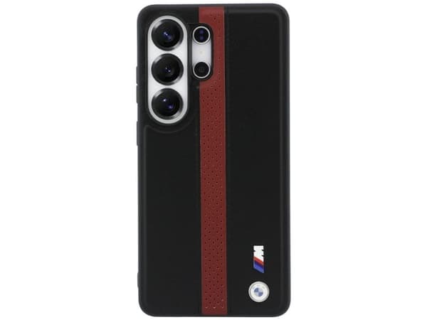 BMW perforert stripe MagSafe-deksel til Samsung Galaxy S26 Ultra - rød