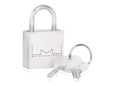 Multibrackets M Anti-theft Mini - Antityverilås - hvit