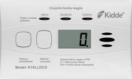 Kidde Carbon monoxide detector with display KIDDE K10LLDCO