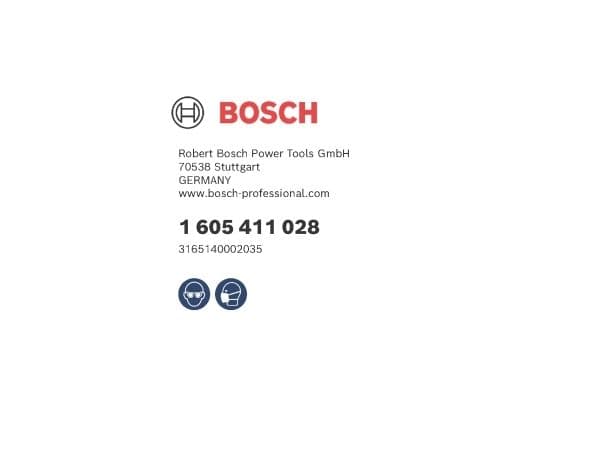 Bosch 1 605 411 028, 1 stykker