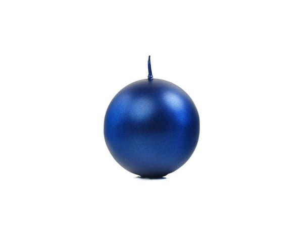 Navyblå kuglelys, 6 cm