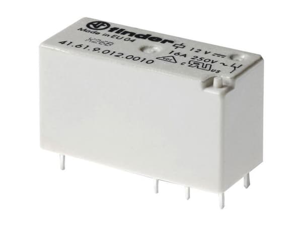 12VDC 16A-250V AC-relä