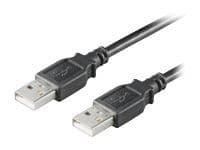 MicroConnect - USB-kabel - USB (hann) til USB (hann) - USB 2.0 - 5 m - svart