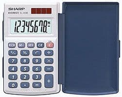 Sharp EL-243S - Lommekalkulator - 8 sifre - batteri, solpanel