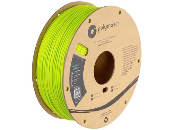 Polymaker PolyLite LW-PLA 0,8 kg 1,75 mm Bright Žalias
