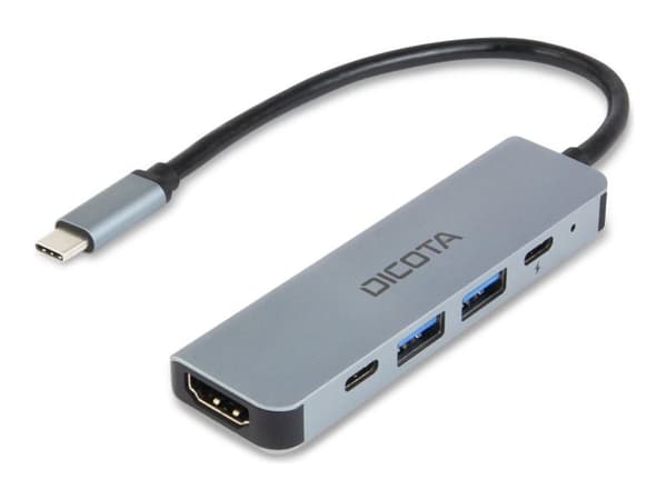 DICOTA - Telakointiasema - USB-C - HDMI