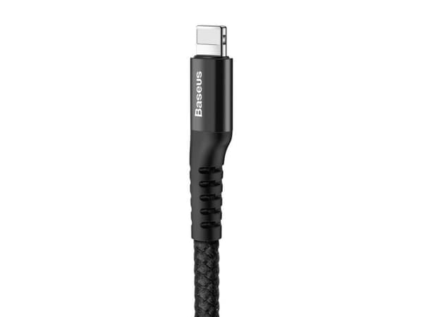 Baseus CALSR-01, 1 m, USB A, USB C/Lightning, USB 2.0, 480 Mbit/s, Sort