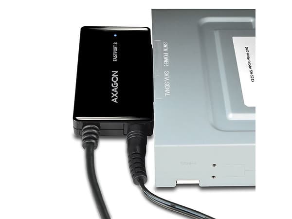 Axagon ADSA-FP3, USB Type-A, SATA, Hankjønn, Svart, PC / Notebook / Tablet, China