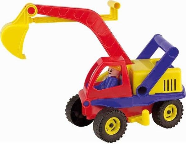 Lena 04151, Grävmaskin, 2 År, Plast, Multifärg