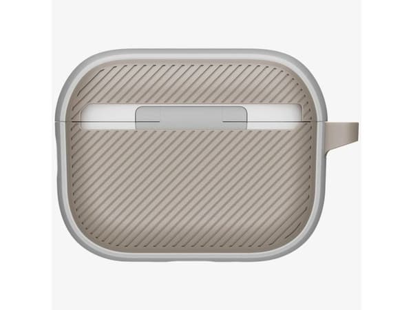 Uniq Clyde-deksel til AirPods Pro 3. generasjon - Grå-beige