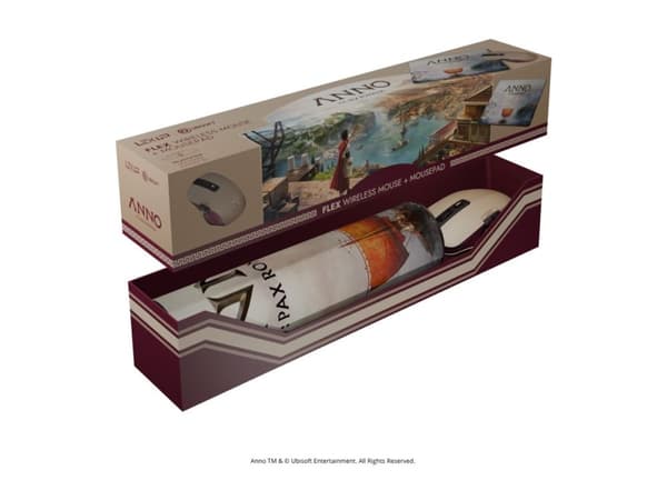 Mysz Lexip X UBISOFT ANNO 117 Bundle Flex Pro-Air Mouse + Mousepad