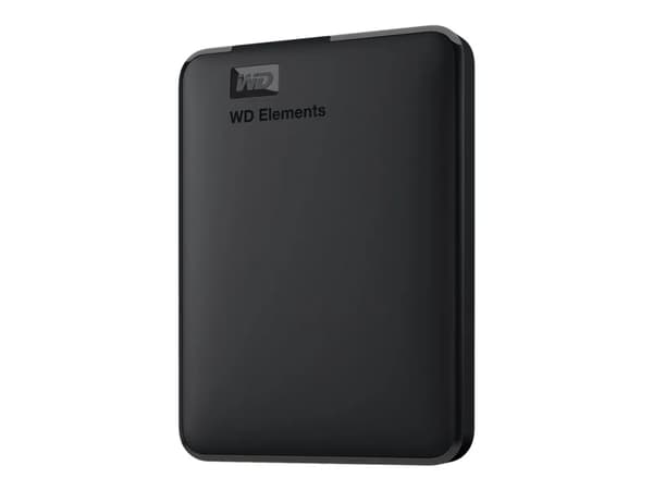 Western Digital Elements Portable, 5 TB, 2.5", 3.2 Gen 1 (3.1 Gen 1), Musta