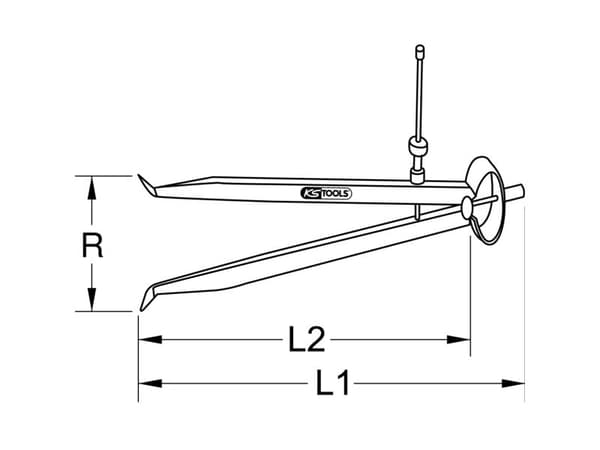 KS Tools 3000421 Ontto akseli