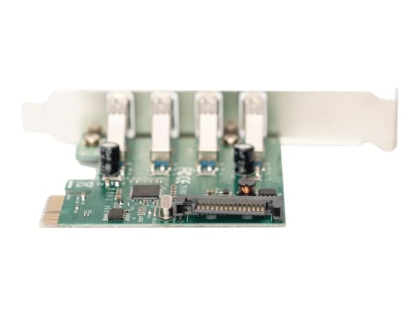 DIGITUS - USB-sovitin - PCIe 2.0 - USB 3.0 x 4 - USB 3.0 x 4