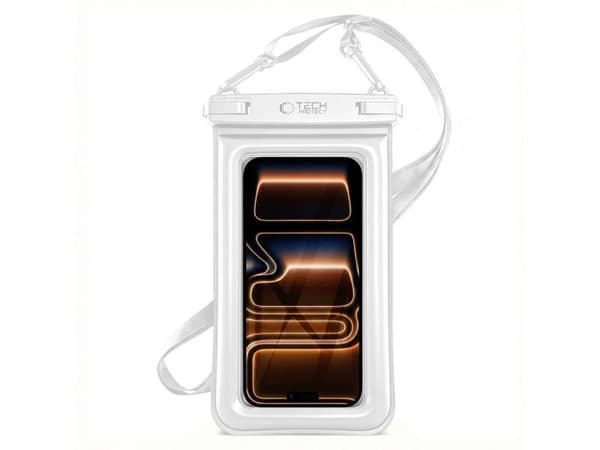 Tech-Protect UWC7 6,9\" vanntett etui - hvit