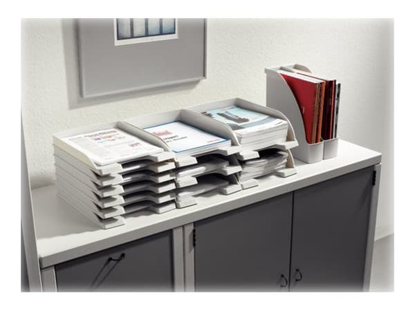 Kirjelokero Leitz Plus Standard Harmaa - (10 kpl)