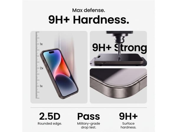 Tech-Protect SZKLO HARTOWANE TECH-PROTECT EASY SET+ 3-PACK IPHONE 18 PRO CLEAR