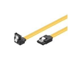 PC-datakabel, 6 Gbit, 90° klips