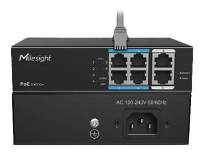 Milesight IoT 4-portars PoE-switch MS-S0204-EL