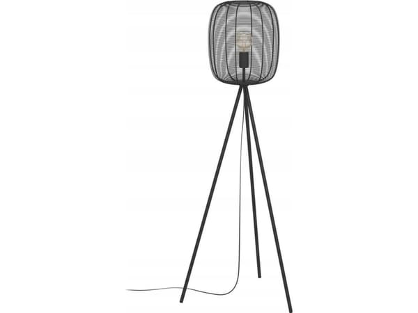 EGLO RINROE gulvlampe E27 svart