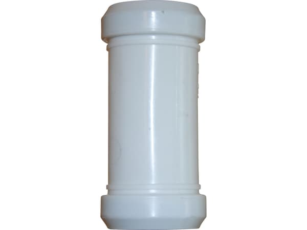 50 mm Kaksoispistorasia tyhjennys valkoinen PP