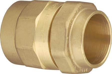 Overgang med muffe 63mm x 2 - Isiflo