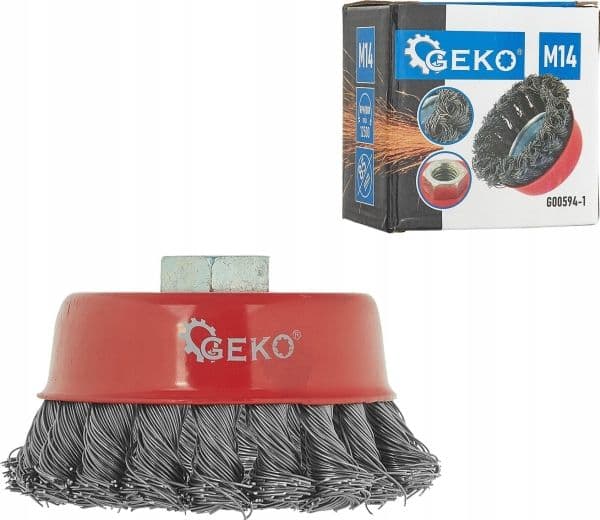 Geko flat trådbørste vevd 85 mm (50)