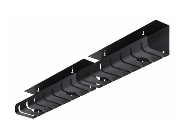 StarTech.com S2MB-DESK-CABLE-TRAY, Kabelbakke, Skrivebord, Stål, Sort