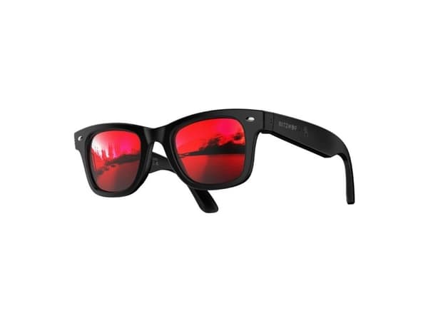 BlitzWolf BW-AG1 AI Smart Glasses med røde linser