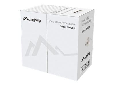 Lanberg - Bulkkabel - 305 m - UTP - CAT 5e - solid - blå