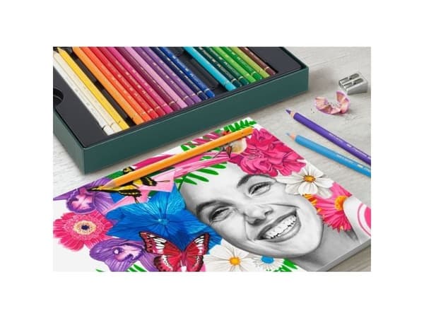 Faber-Castell Polychromos & Pitt Graphite Matt Set, Multifärg, 38 styck