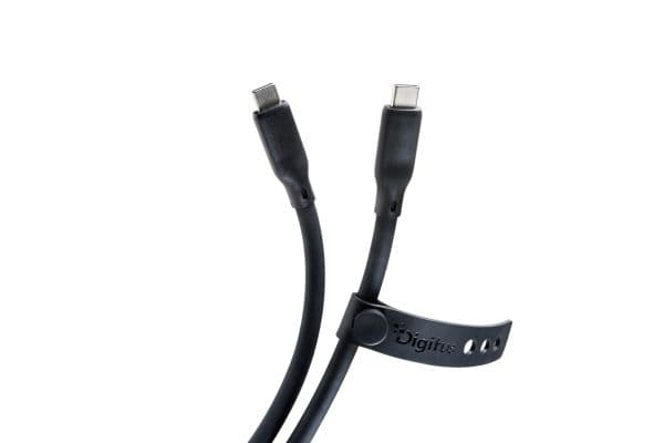 Digitus USB silicone cable, USB4 version 2.0, USB 80Gbps, 0.5m, black