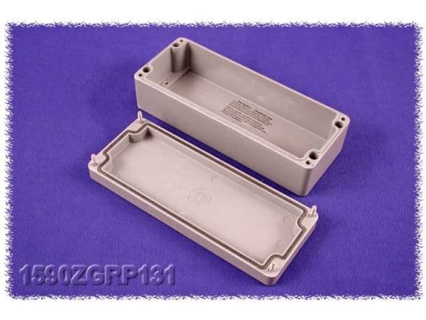Hammond Electronics 1590ZGRP131PL Insert teräslevy Luonto 1 kpl