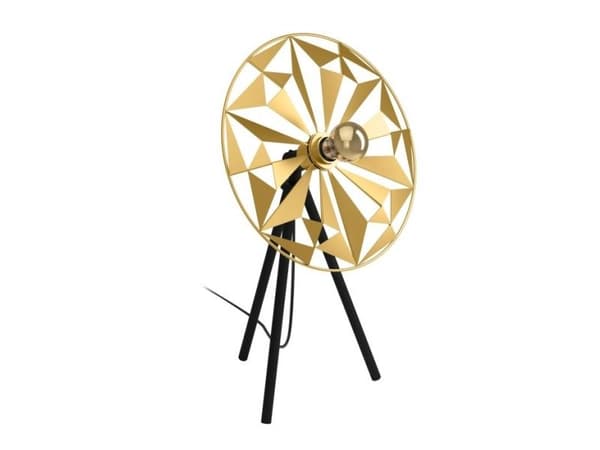 EGLO CASTANUELO bordlampe E27 H575 sort/gull