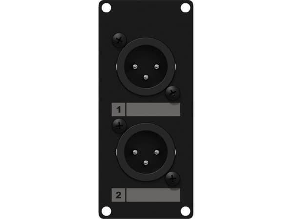Caymon CASY-modul med 2x XLR han (CASY126/B)