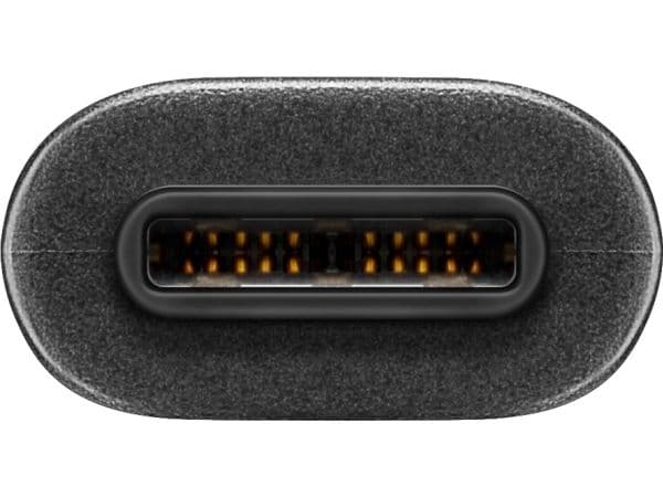Goobay 67976, 1 m, USB C, USB C, USB 2.0, Hanstik/Hanstik, Grå