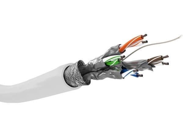 goobay - Bulk-kabel - 305 m - SFTP, PiMF - CAT 6 - trådbunden - vit