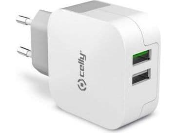 Celly TC2USBTURBO - Strömadapter - 3.4 A (2 x USB)